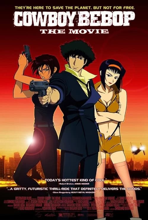 Cowboy Bebop: The Movie film posteri